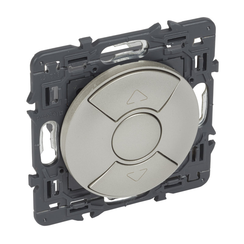 Legrand 067753 - Interrupteur volets roulants stores et bannes Céliane - titane avec support