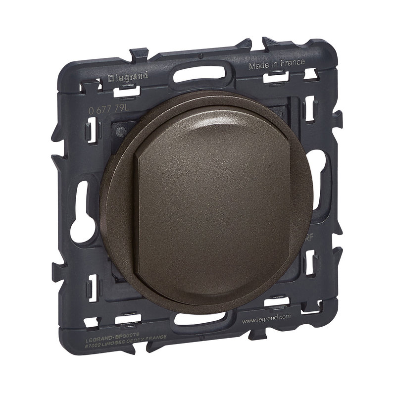 Legrand 067779L - Commande simple sans fil sans pile d'éclairage Céliane with Netatmo - graphite