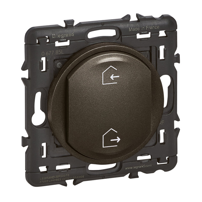 Legrand 067785L - Commande sans fil et sans pile Départ/Arrivée Céliane with Netatmo - graphite