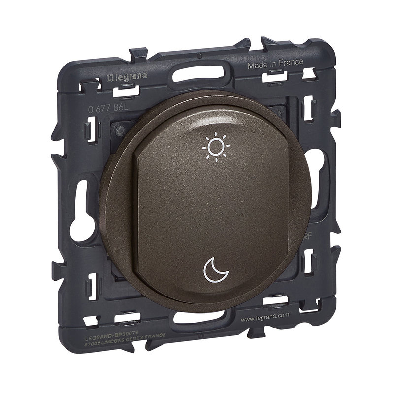 Legrand 067786L - Commande sans fil et sans pile Lever/Coucher Céliane with Netatmo - graphite