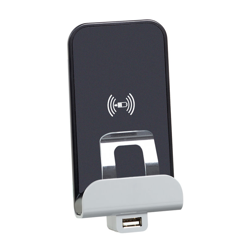 Legrand 068118 - Chargeur sans fil à induction et chargeur USB Céliane Type-A