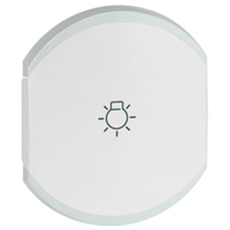 Legrand 068142 - Enjoliveur double Céliane éclairage 1 pictogramme - blanc
