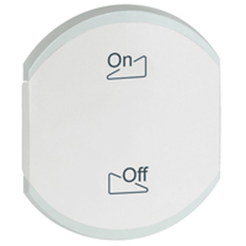 Legrand 068144 - Enjoliveur double Céliane 2 pictogrammes - blanc