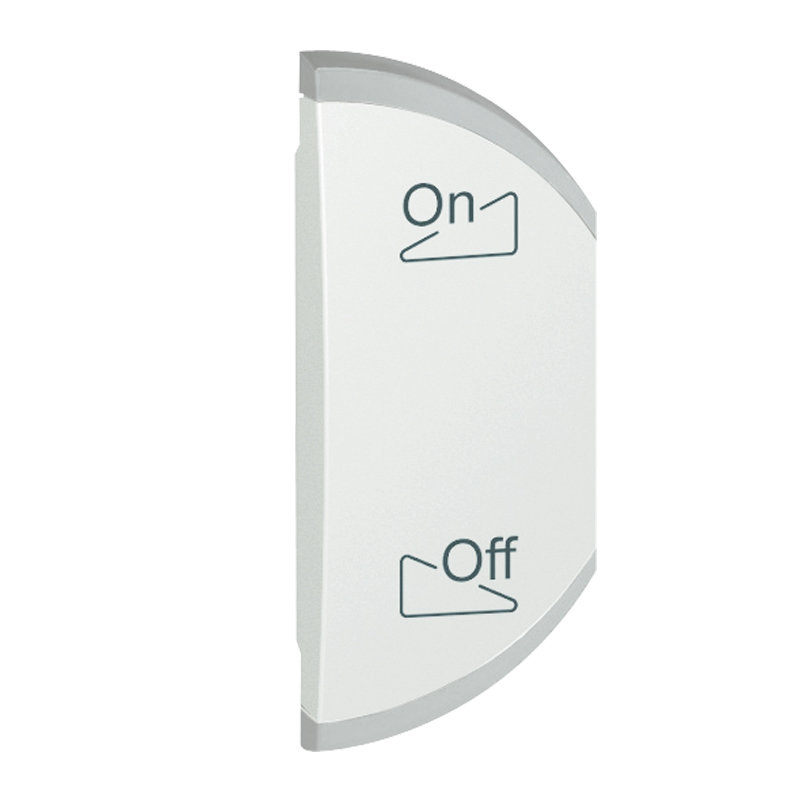Legrand 068152 - Enjoliveur simple Céliane éclairage et diffusion sonore montage droite - blanc