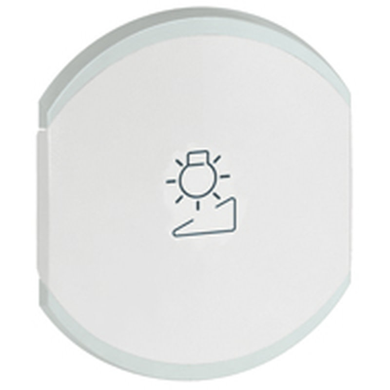 Legrand 068176 - Enjoliveur double Céliane variation - blanc