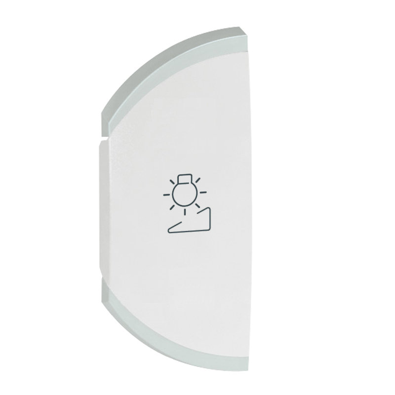 Legrand 068177 - Enjoliveur simple Céliane variation montage gauche - blanc