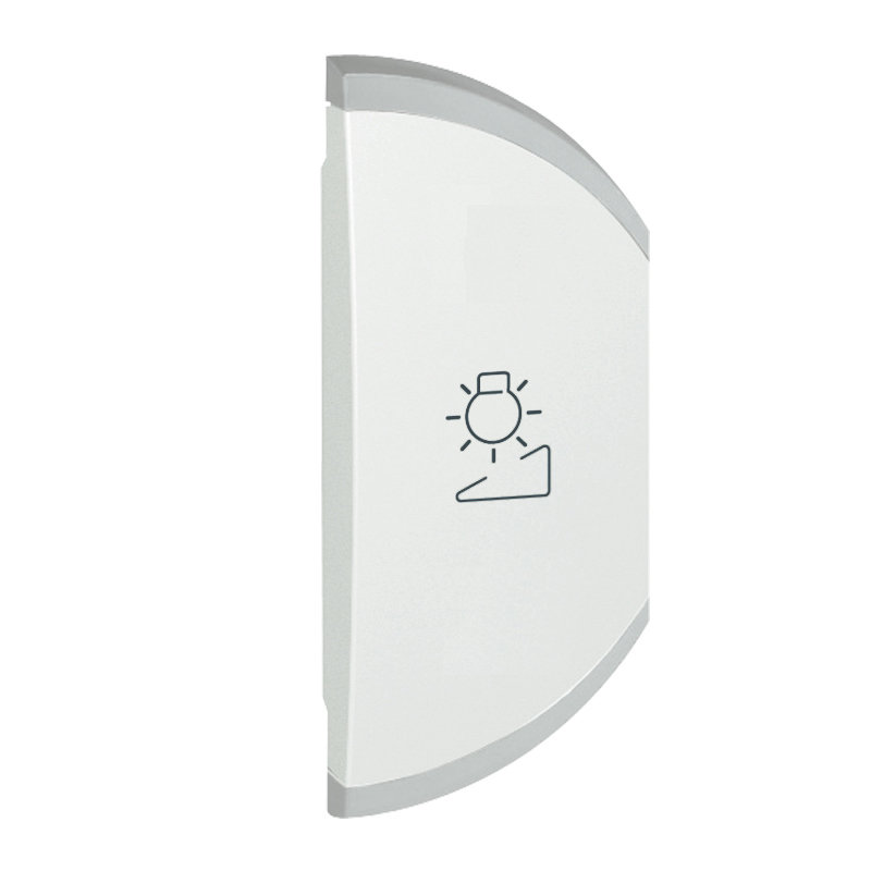 Legrand 068178 - Enjoliveur simple Céliane variation montage droite - blanc