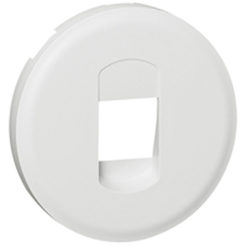 Legrand 068211 - Enjoliveur Céliane pour prise haut parleur simple - Blanc