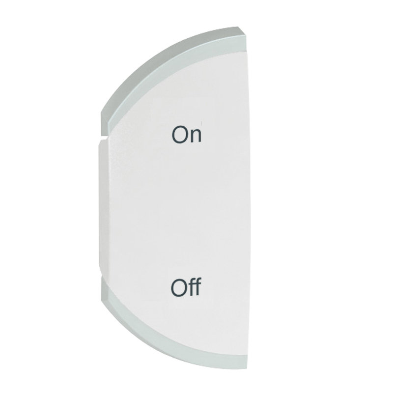 Legrand 068280 - Enjoliveur simple Céliane marquage ON et OFF montage gauche - blanc