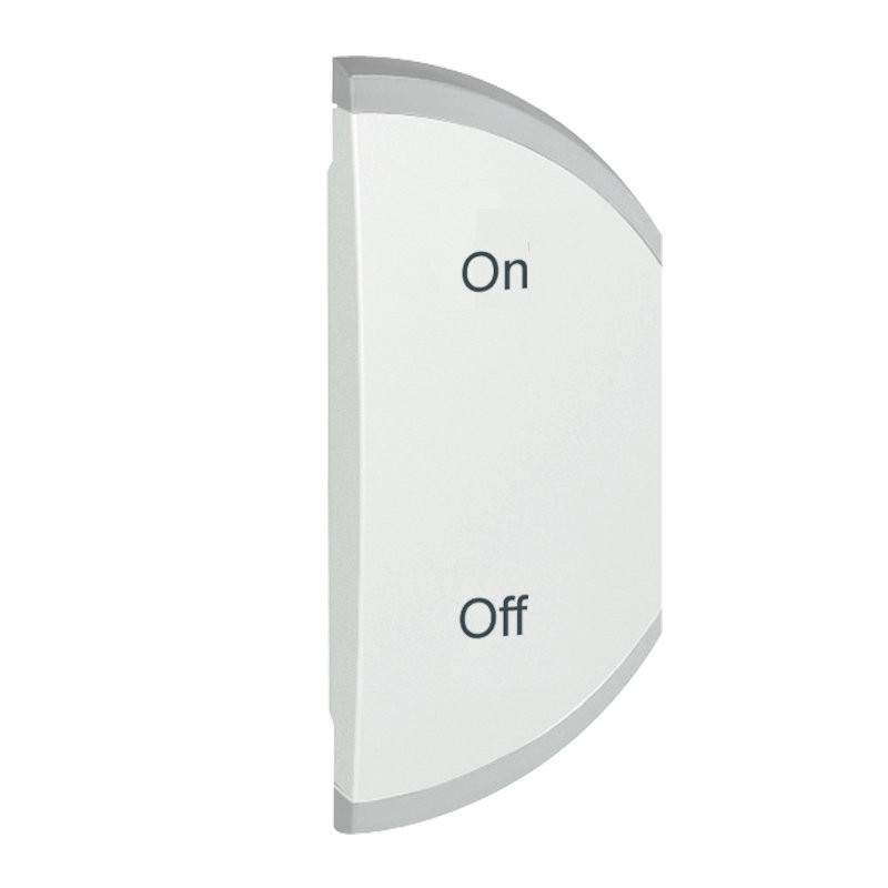 Legrand 068281 - Enjoliveur simple Céliane marquage ON et OFF montage droite - blanc