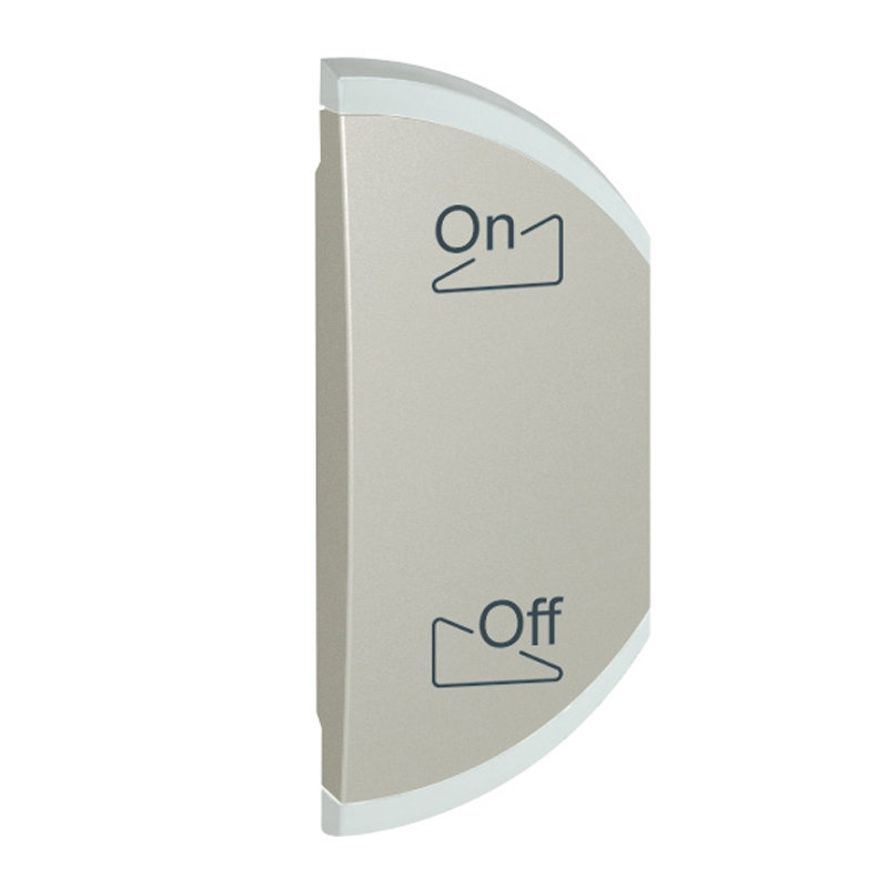 Legrand 068452 - Enjoliveur simple Céliane éclairage et diffusion sonore montage droite - titane