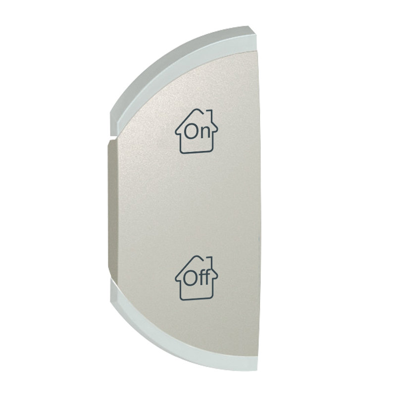 Legrand 068455 - Enjoliveur simple Céliane marquages GEN , ON et OFF montage gauche - titane