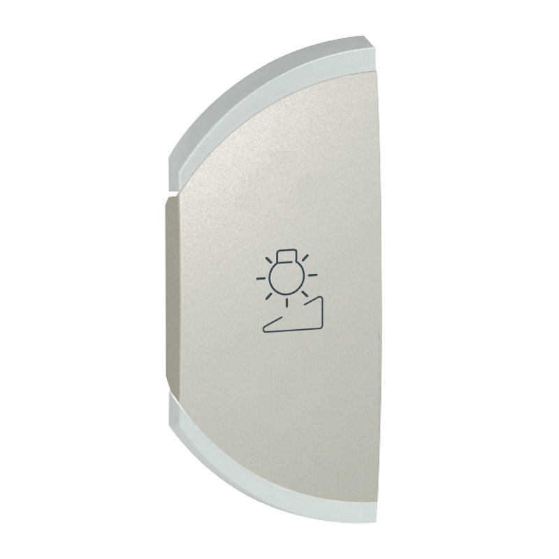 Legrand 068477 - Enjoliveur simple Céliane variation montage gauche - titane