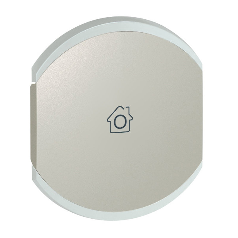 Legrand 068480 - Enjoliveur double Céliane marquage GEN - titane