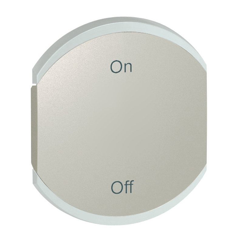 Legrand 068488 - Enjoliveur double Céliane marquage ON et OFF - titane