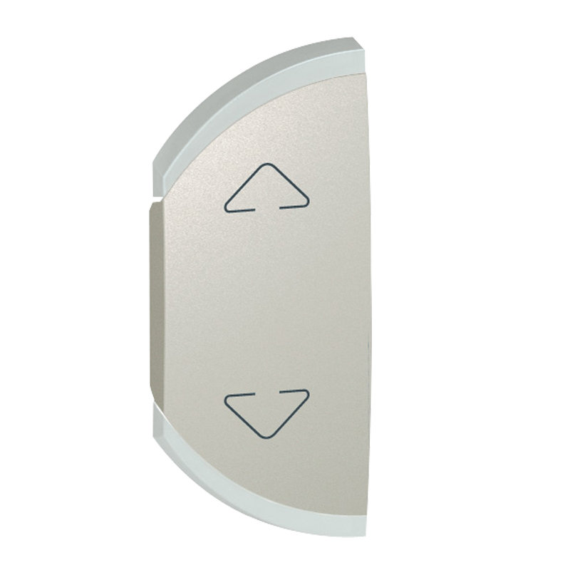 Legrand 068569 - Enjoliveur simple Céliane pour volets roulants montage gauche ou droite - titane