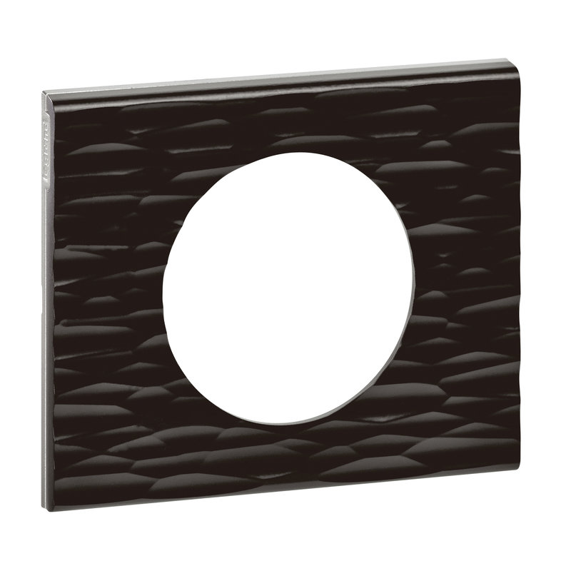 Legrand 069021 - Plaque Céliane Matières 1 poste - finition Corian® Gougé