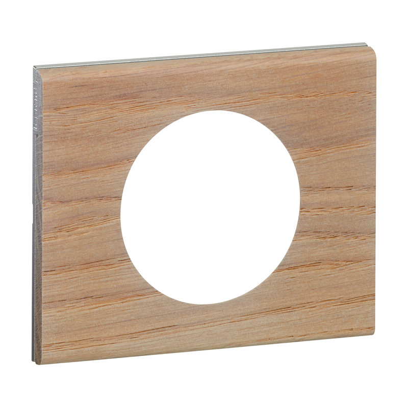Legrand 069051 - Plaque Céliane Matières 1 poste - finition Chêne Blanchi