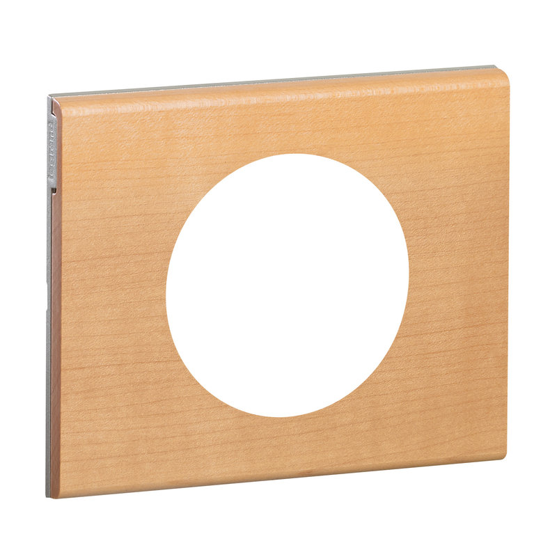 Legrand 069211 - Plaque Céliane Matières 1 poste - finition Erable
