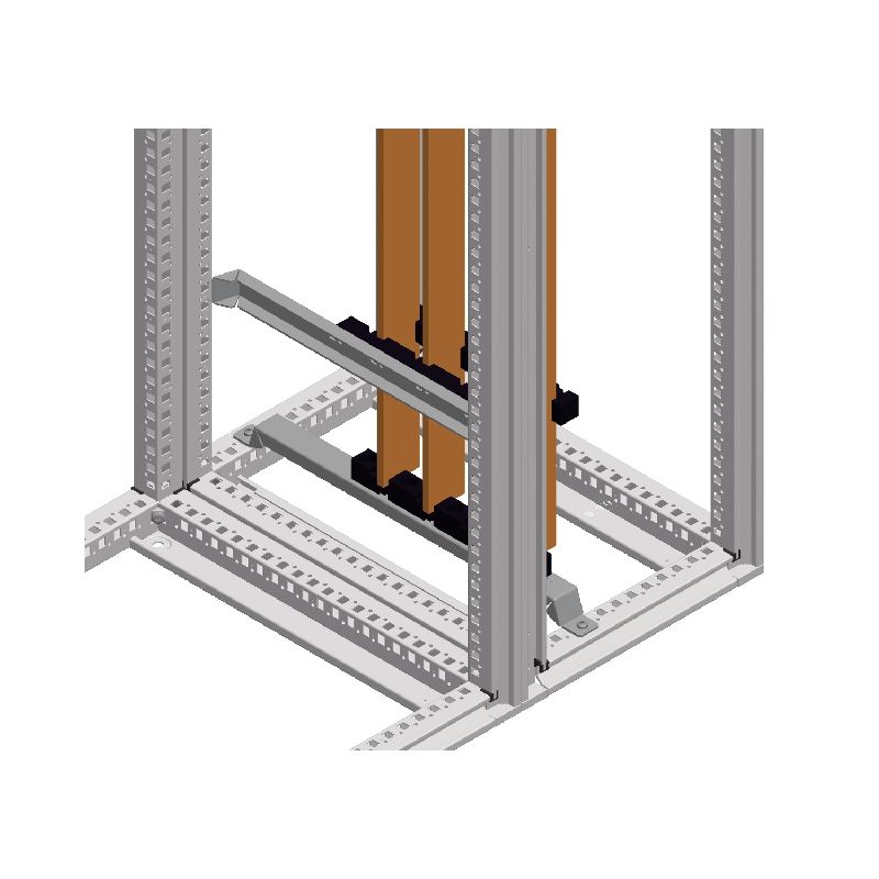 Spacial - support barres verticales - 3200A - L600 NSYBVS600