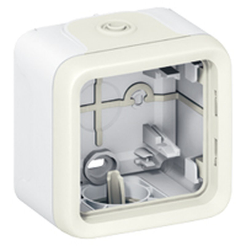 Legrand 069689 - Boîtier étanche à embouts 1 poste Plexo composable IP55 - blanc