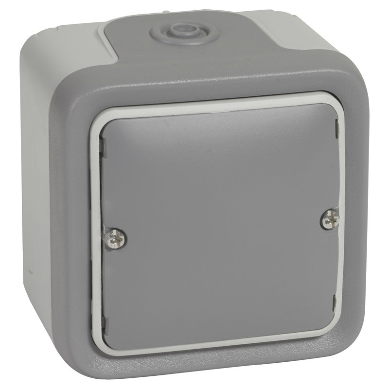 Legrand 069745 - Sortie de câbles étanche avec serre-câbles Plexo complet IP55 saillie - gris