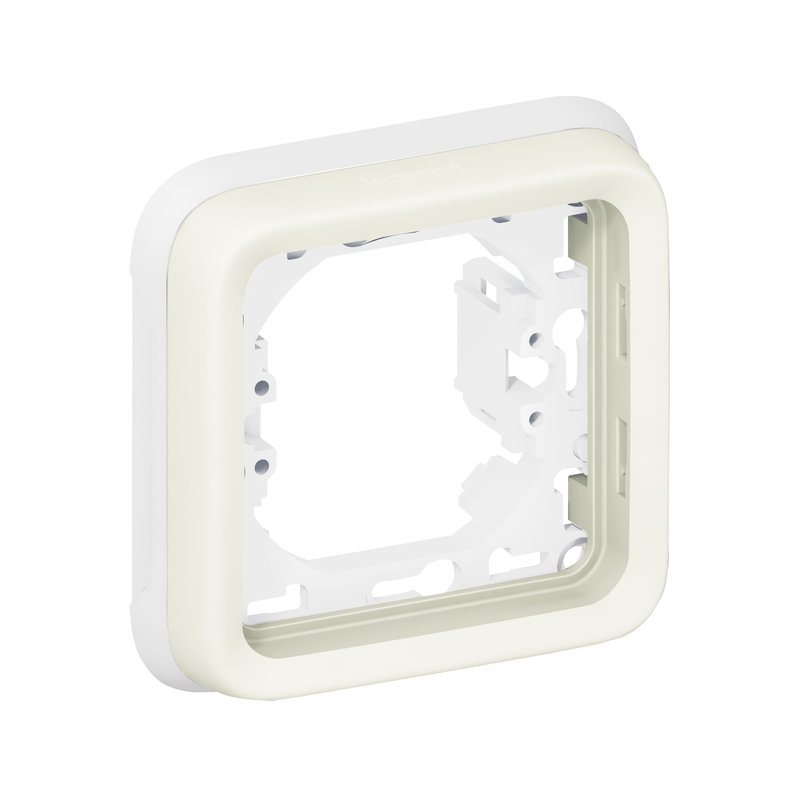 Legrand 069964 - Plaque support Plexo encastré - 1 poste - Blanc