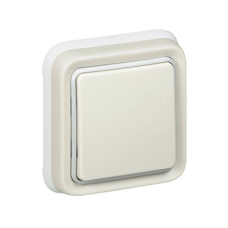 Legrand 069985 - Interrupteur ou va-et-vient étanche Plexo complet encastré - blanc