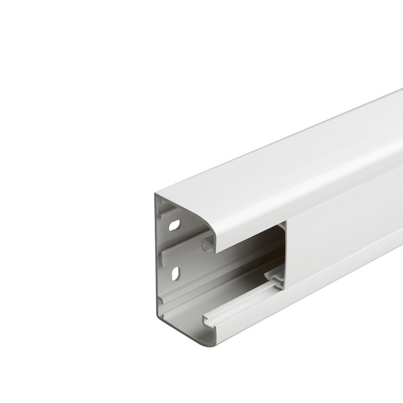 Legrand 075601 - Goulotte 1 compartiment à clippage direct Mosaic 50x80mm de longueur 2m - blanc
