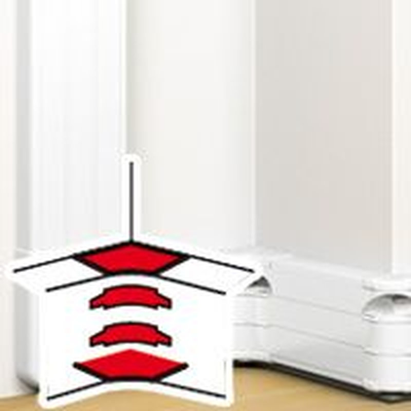 Legrand 075626 - Angle intérieur pour goulotte à clippage direct Mosaic 50x180mm - blanc
