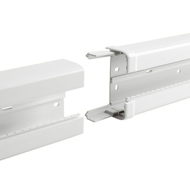 Legrand 075662 - Eclisse de jonction pour goulotte à clippage direct Mosaic 50x105mm - blanc