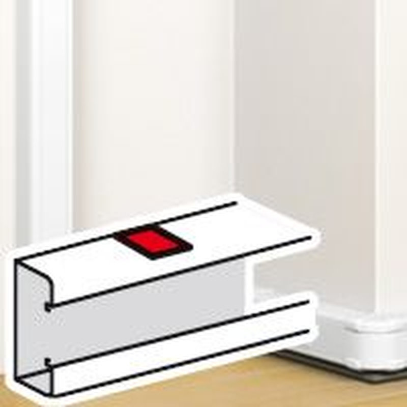 Legrand 075666 - Joint de corps adhésif pour goulottes Mosaic 50x80/130/145/180 - blanc