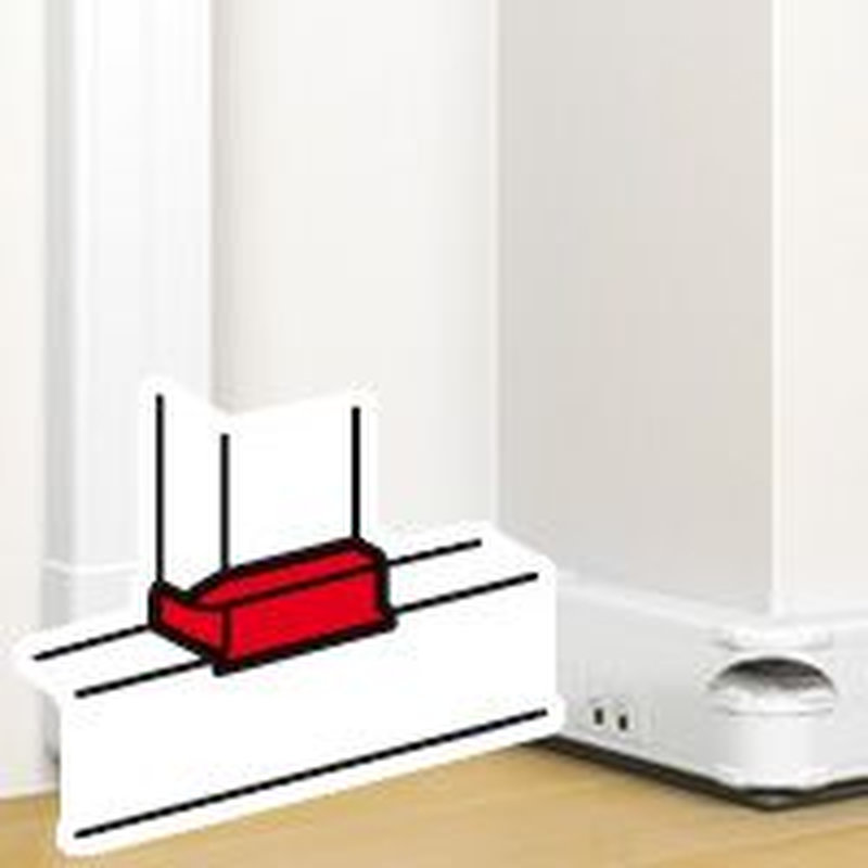 Legrand 075675 - Dérivation plane goulotte clippage direct Mosaic 50x105mm - 075603/075604/075606