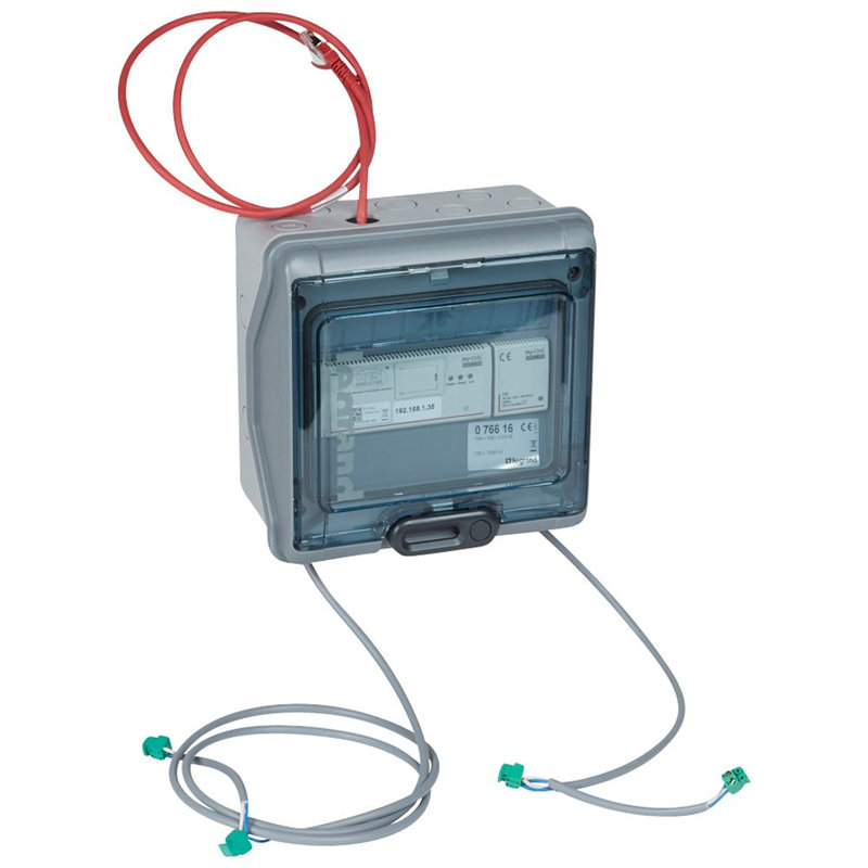 Legrand 076616 - Interface pour connexion entre un PC et BUS SCS appel infirmière avec 076615