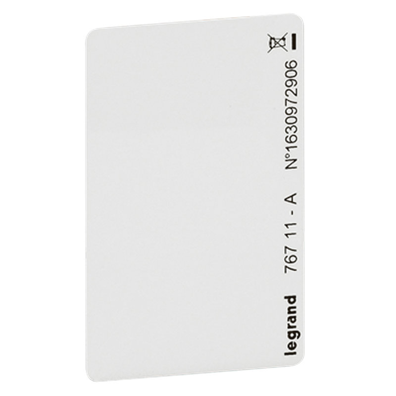 Legrand 076711 - Badge format ISO sans contact Mifare pour lecteur à badge 13,56MHz