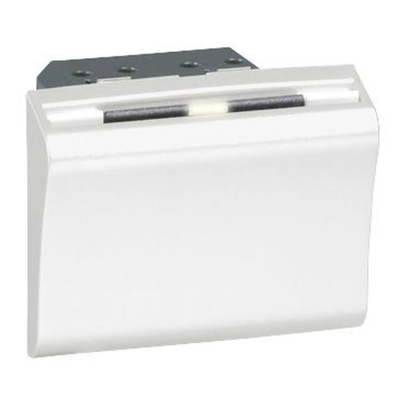 Legrand 076728 - Interrupteur à badge économiseur d'énergie 13,56MHz Mosaic 2 modules - blanc