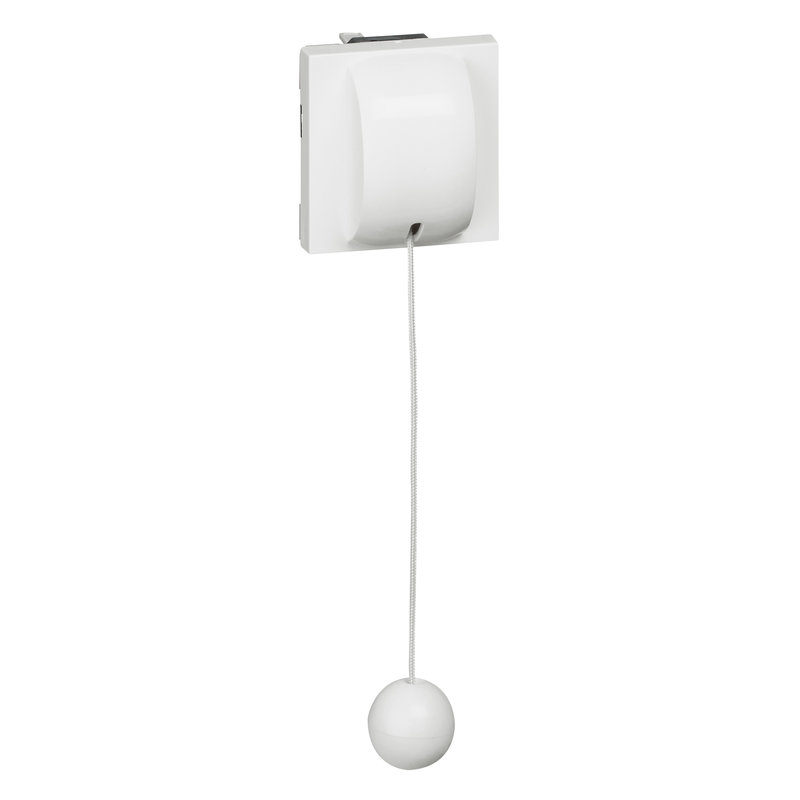 Legrand 077044 - Poussoir inverseur à tirage 6A 250V~ Mosaic 2 modules - blanc