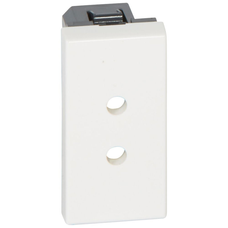 Legrand 077150 - Prise 2P TBT 3A Mosaic - connexion par bornes à vis -blanc antimicrobien