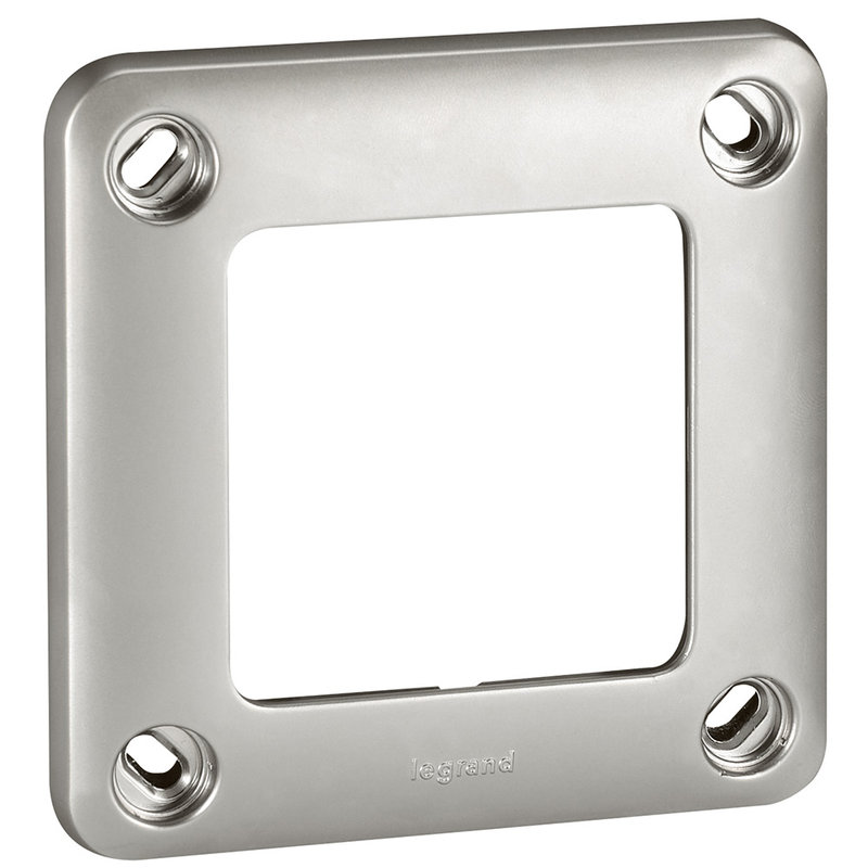 Legrand 077851 - Plaque 1 poste - Soliroc - IK10 - antivandale