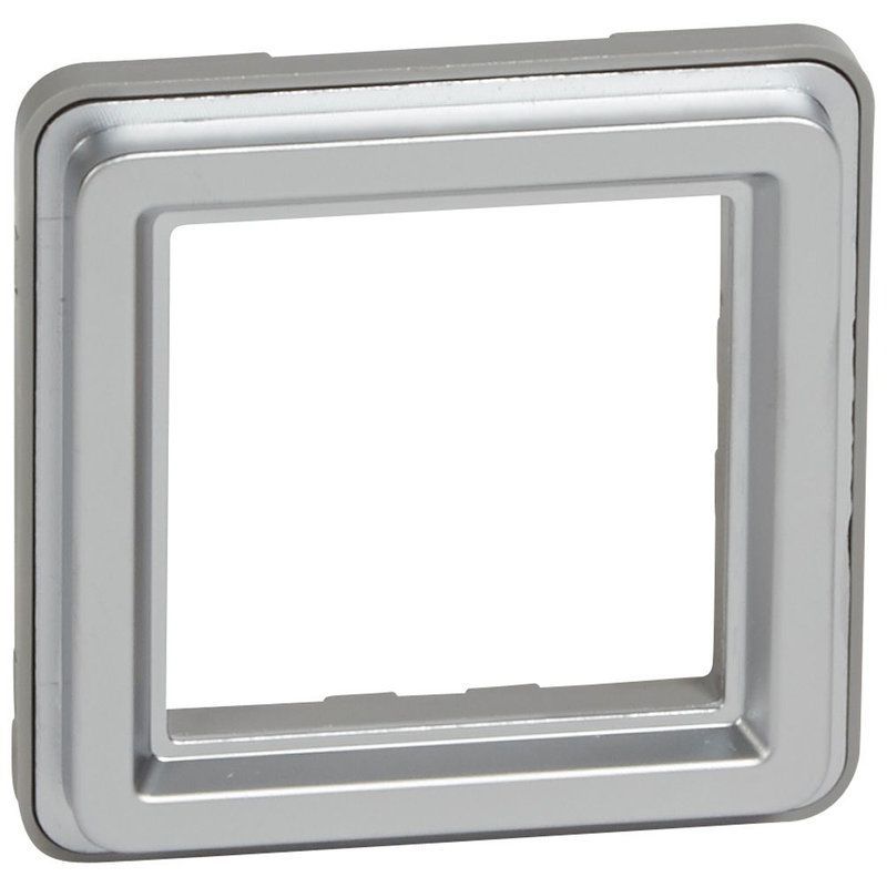 Legrand 077881 - Adaptateur sans volet Soliroc IP2x pour mécanismes Mosaic 2 modules