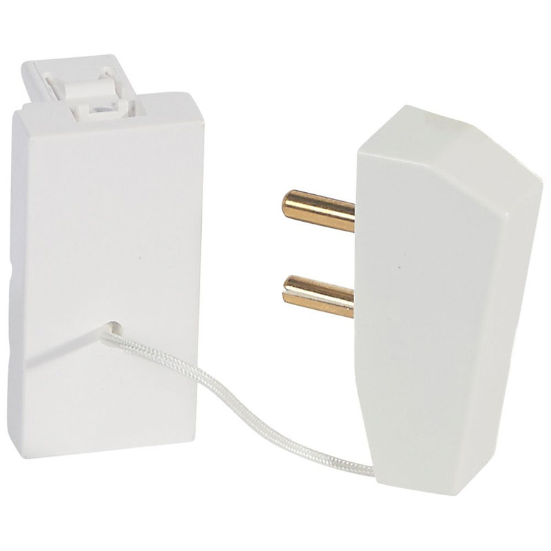 Legrand 078207 - Fiche shunt Mosaic pour mise en attente d'alarme bio-médicale pour prise 077150