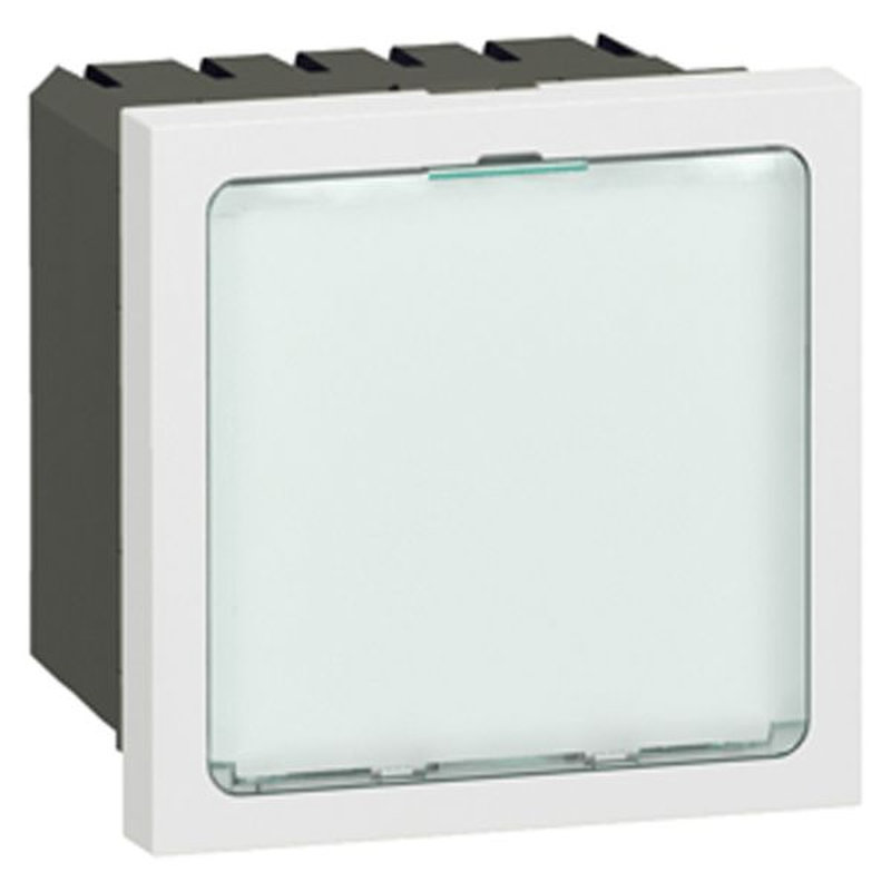 Legrand 078520 - Signalétique lumineuse à LEDs blanches Mosaic - 1 état - 2 modules - blanc