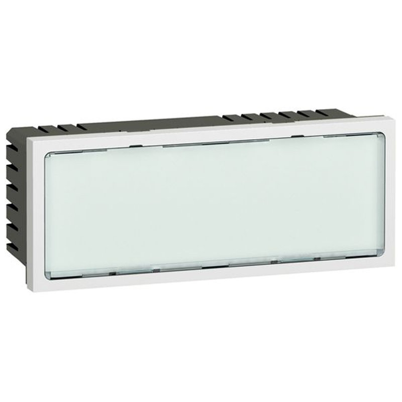 Legrand 078522 - Signalétique lumineuse à LEDs blanches Mosaic 5 modules avec 1 état