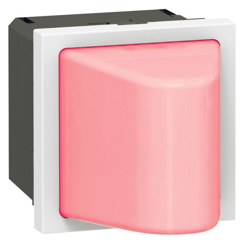 Legrand 078570 - Hublot Mosaic 2 modules 230V~ pour 0,2W ou 1W - rouge