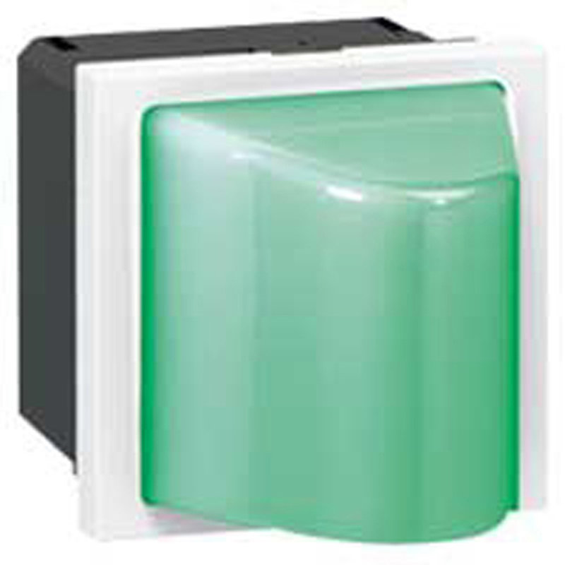 Legrand 078572 - Hublot Mosaic 2 modules 230V~ pour 0,2W ou 1W - vert