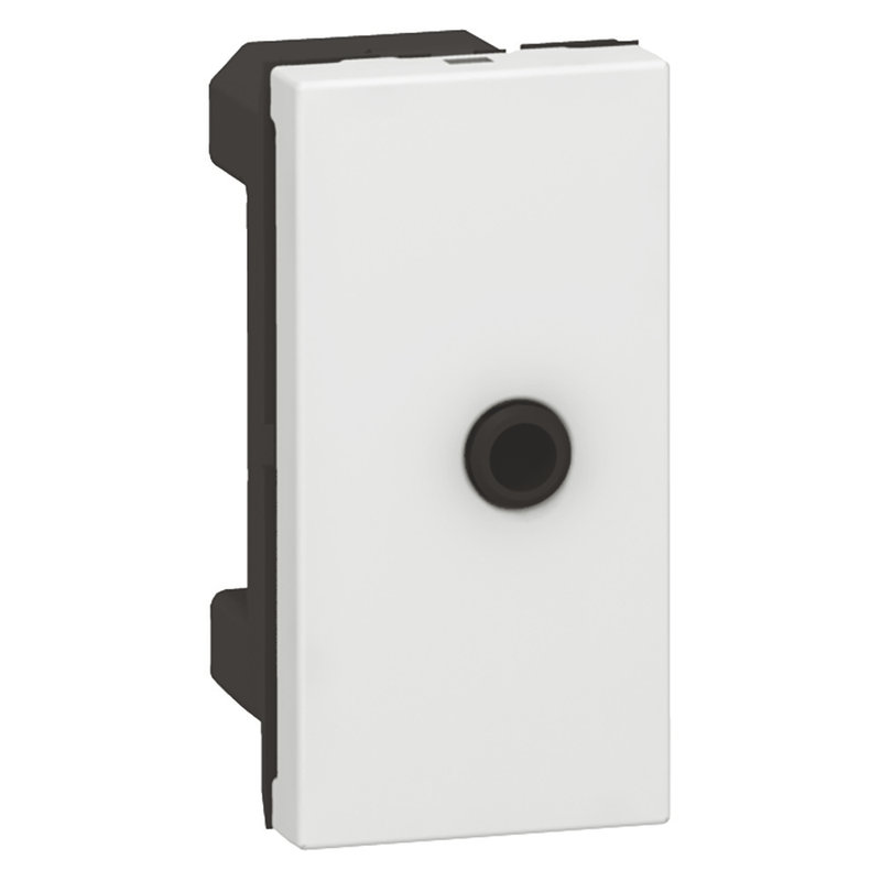 Legrand 078764 - Prise Jack femelle 3,5mm à visser Mosaic 1 module - blanc