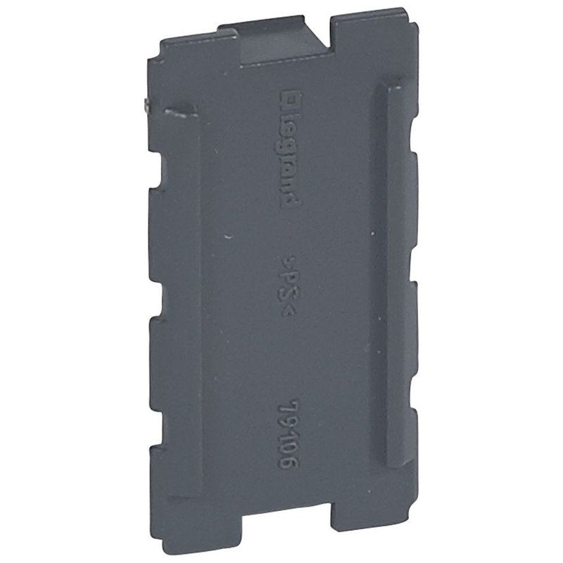 Legrand 079106 - Obturateur Batibox pour support référence 080253 et 080266 équipés de 6 modules
