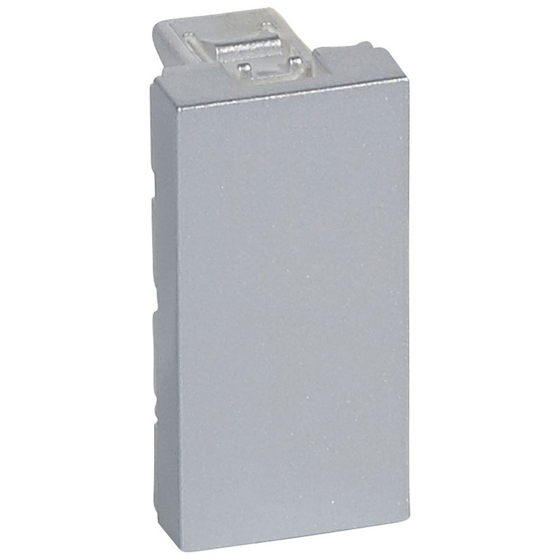 Legrand 079270 - Obturateur Mosaic 1 module - finition alu