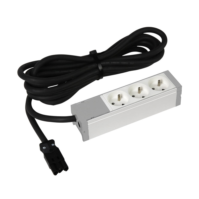 Legrand 073435 - Bloc nourrice équipé de 3 prises 2P+T avec cordon à raccordement rapide