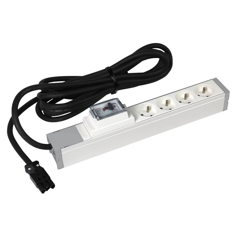 Legrand 073445 - Bloc nourrice équipé - 4x2P+T + disjoncteur différentiel - avec cordon